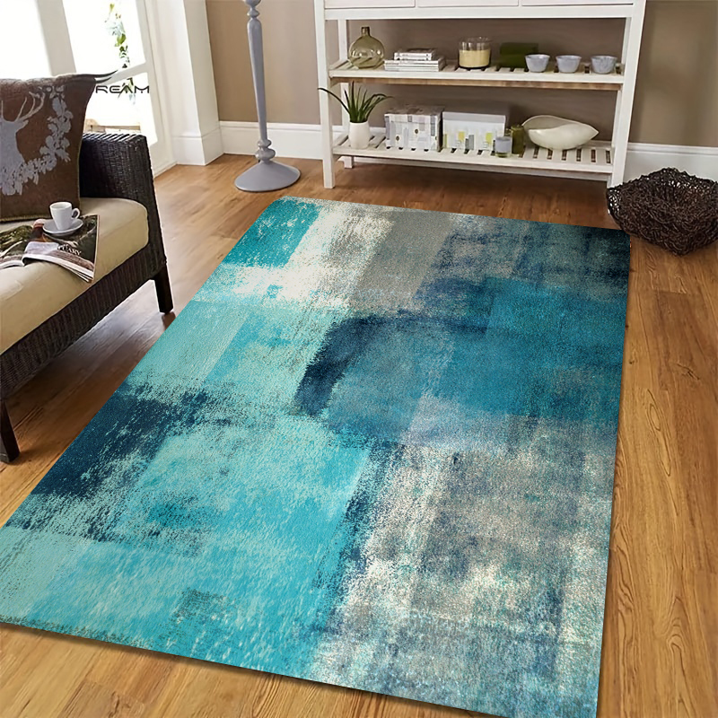 Printed Rug Abstract - Abstract Art Painting Print Carpets Living