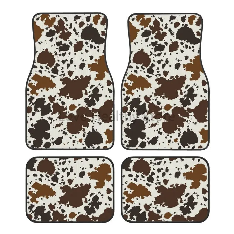 Printed Rug Abstract - Cow Print Car Floor Mats of