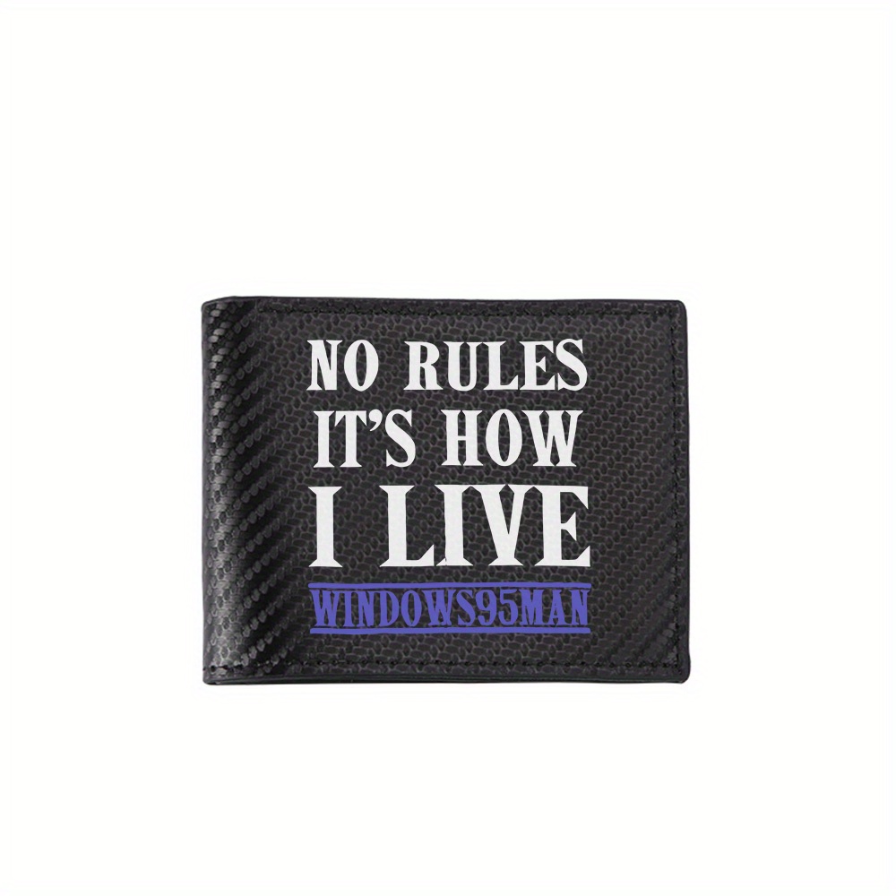 Interior Design Rules - No rules,how I live Men's Wallets