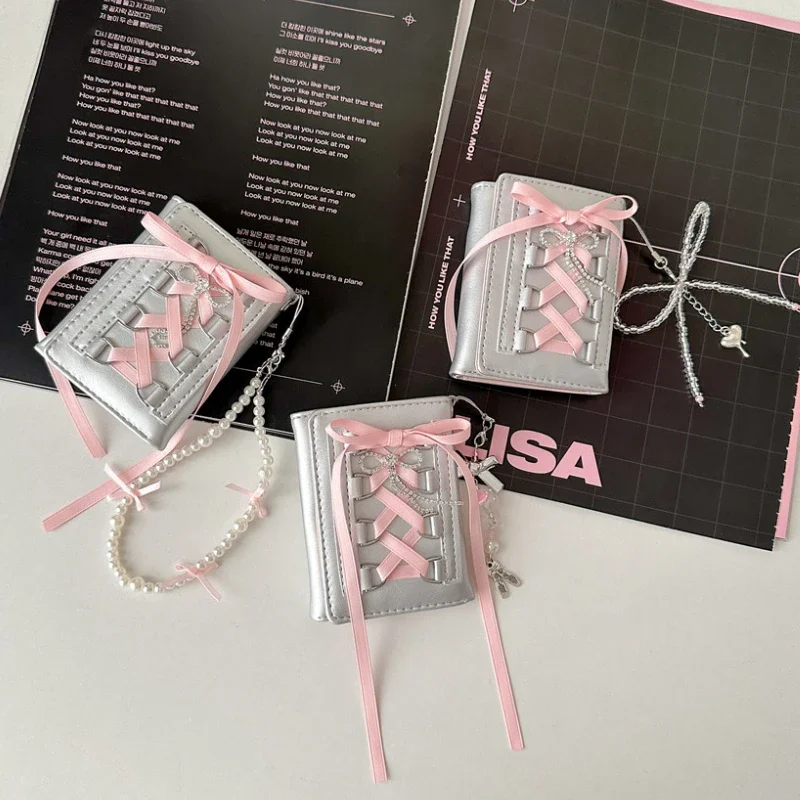 Y2k Silver Sweet Wallets for W - Interior Design Korean Style のレビューと価格