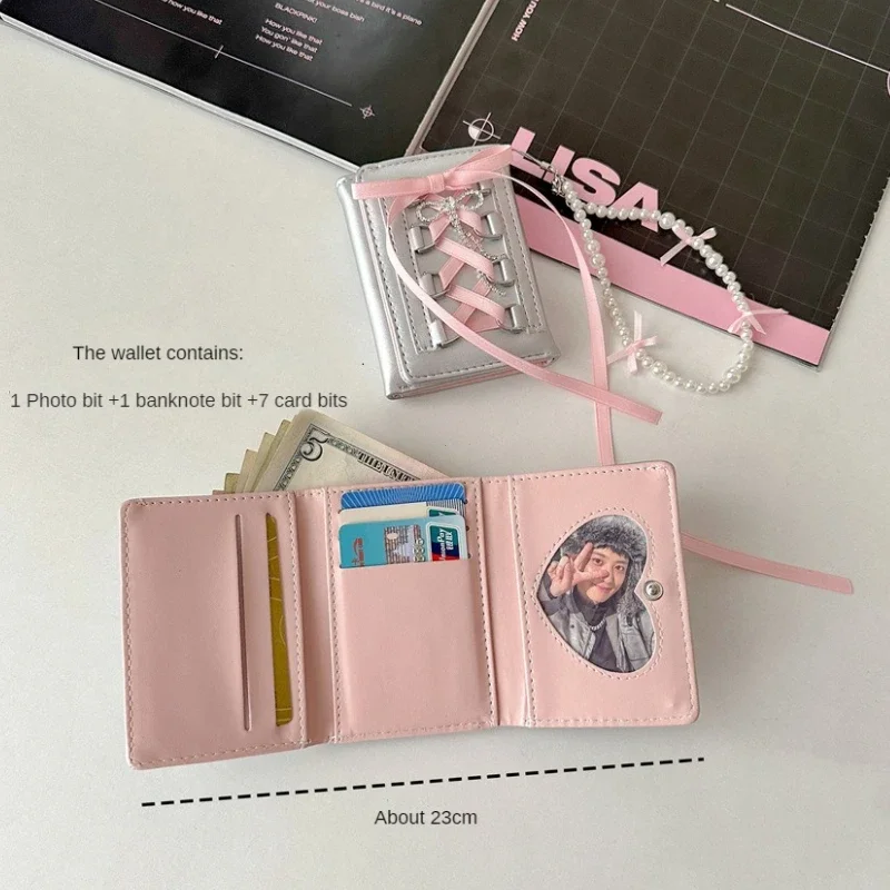 Y2k Silver Sweet Wallets for W - Interior Design Korean Style のレビューと価格