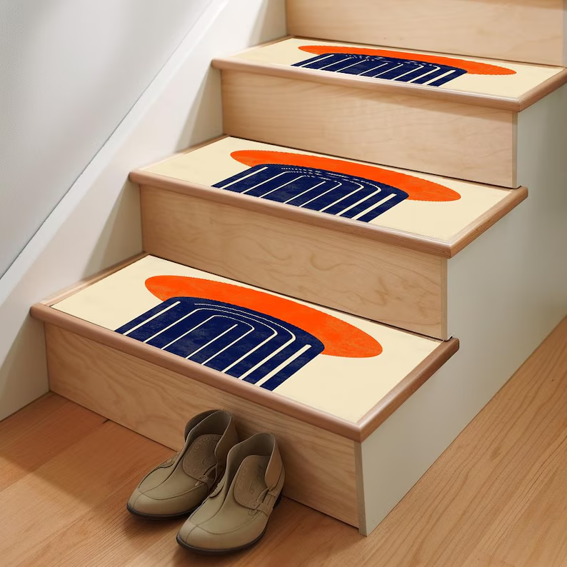 Abstract Design Treads Pad Sta - Printed Rug Abstract のレビューと価格