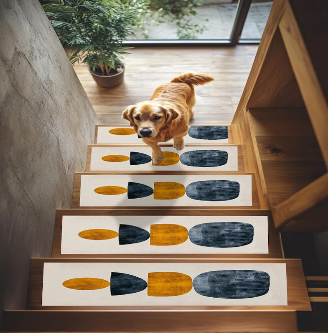 Abstract Design Treads Pad Sta - Printed Rug Abstract のレビューと価格