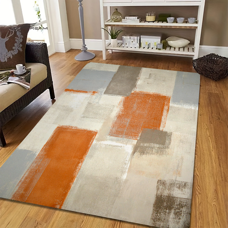 Abstract Art Painting Print Ca - Printed Rug Abstract のレビューと価格