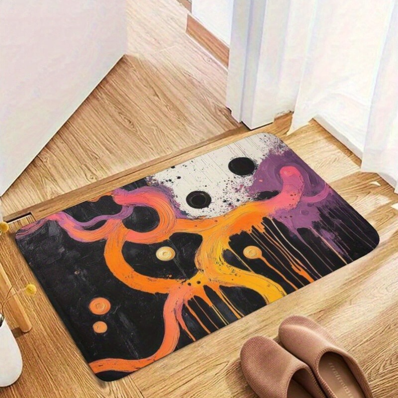 1PC Abstract Art Pattern Kitch - Printed Rug Abstract のレビューと価格