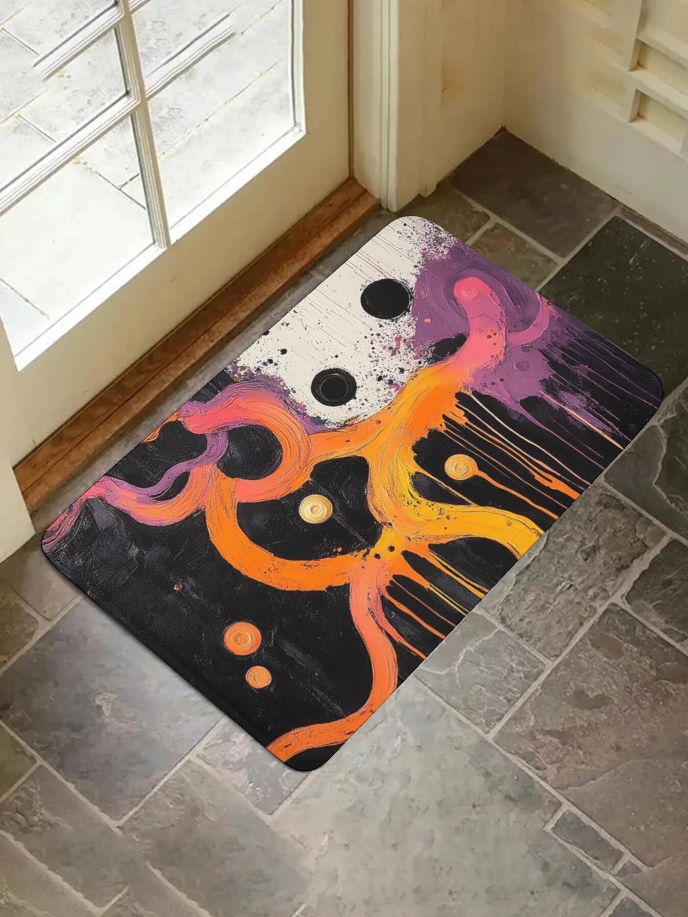 1PC Abstract Art Pattern Kitch - Printed Rug Abstract のレビューと価格