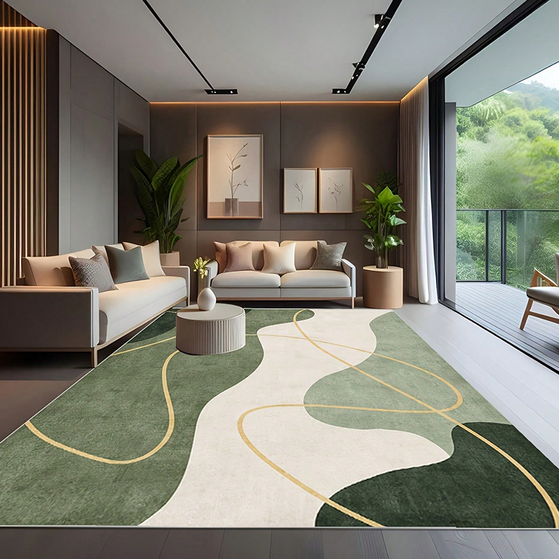Abstract Fluid Pattern Print F - Printed Rug Abstract のレビューと価格