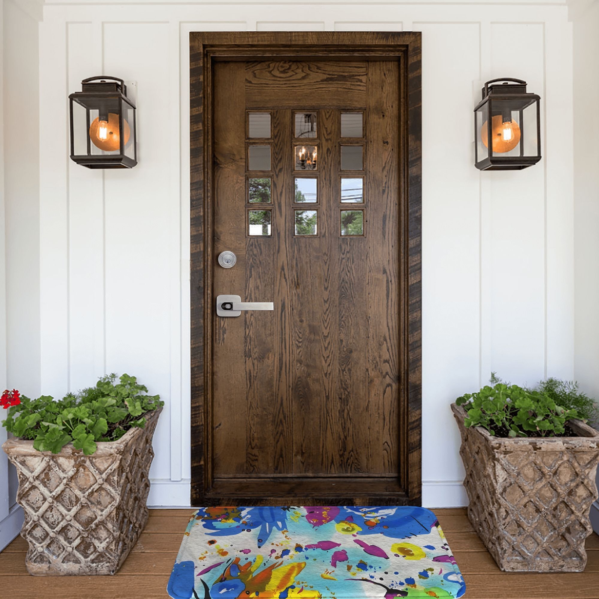 1 Abstract expressionist Kitch - Printed Rug Abstract のレビューと価格