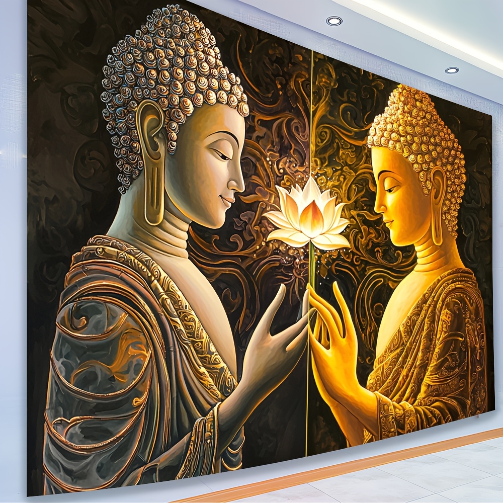 Buddha Lotus Wall Tapestry Spi - Interior Design Zen Style のレビューと価格