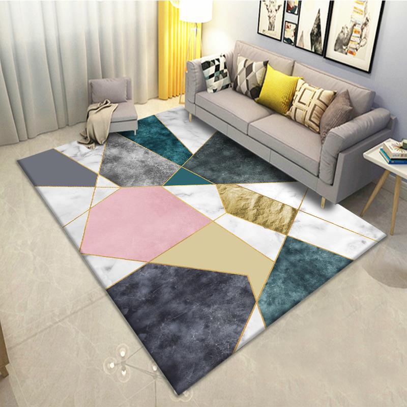 VIKAMA Living Room Carpet Luxu - Printed Rug Abstract のレビューと価格