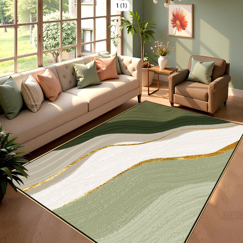 Modern Abstract Pattern Carpet - Printed Rug Abstract のレビューと価格
