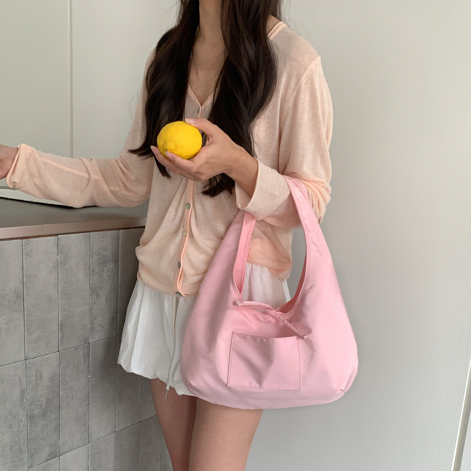 Korean Style Casual Nylon Shou - Interior Design Korean Style のレビューと価格