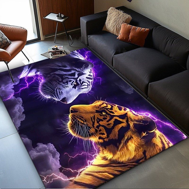 Tiger faces rug with electric  - Interior Design Your Room のレビューと価格