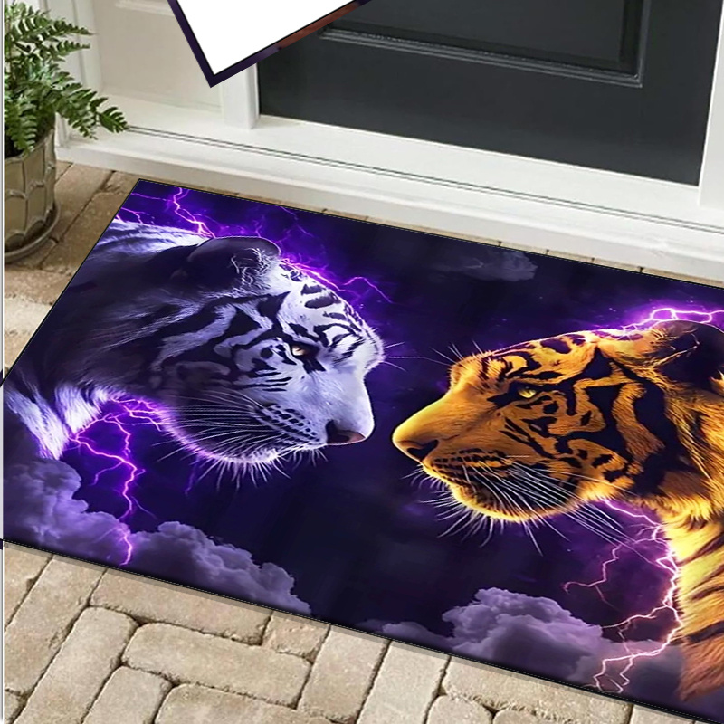 Tiger faces rug with electric  - Interior Design Your Room のレビューと価格