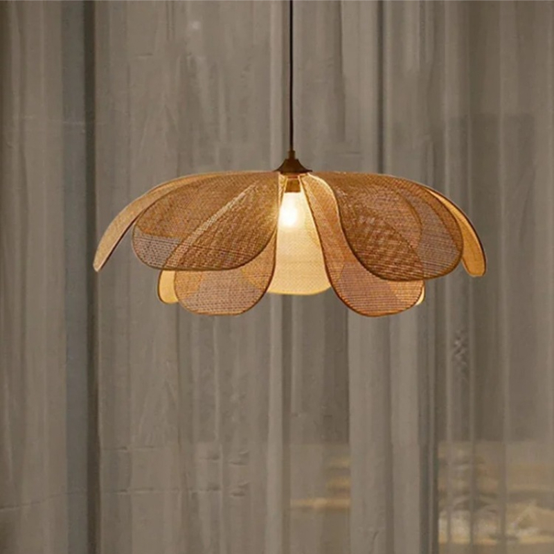 Japanese Rattan Flower Petal P - Interior Design Zen Style のレビューと価格