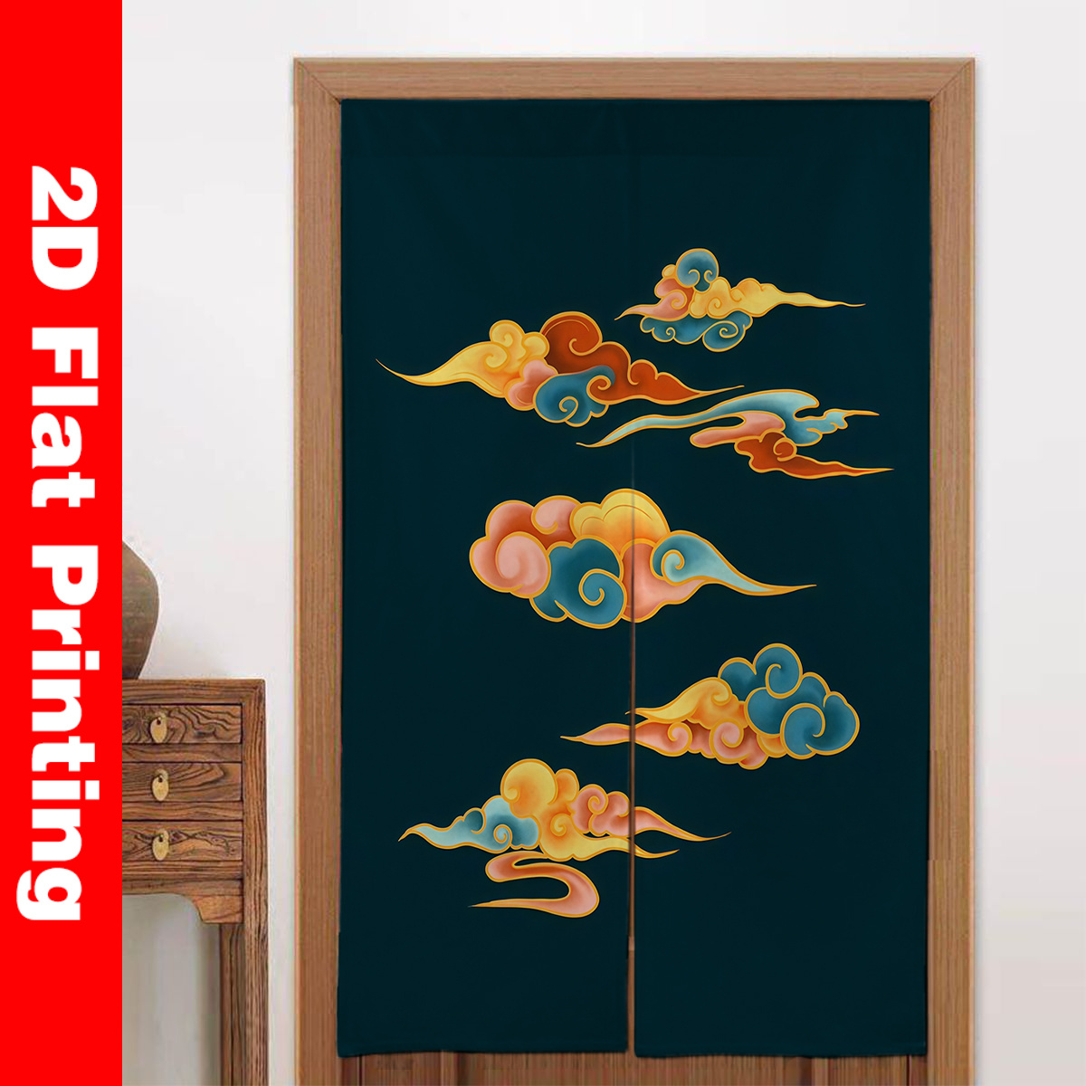 Japanese Door Curtain Screen D - Interior Design Zen Style のレビューと価格