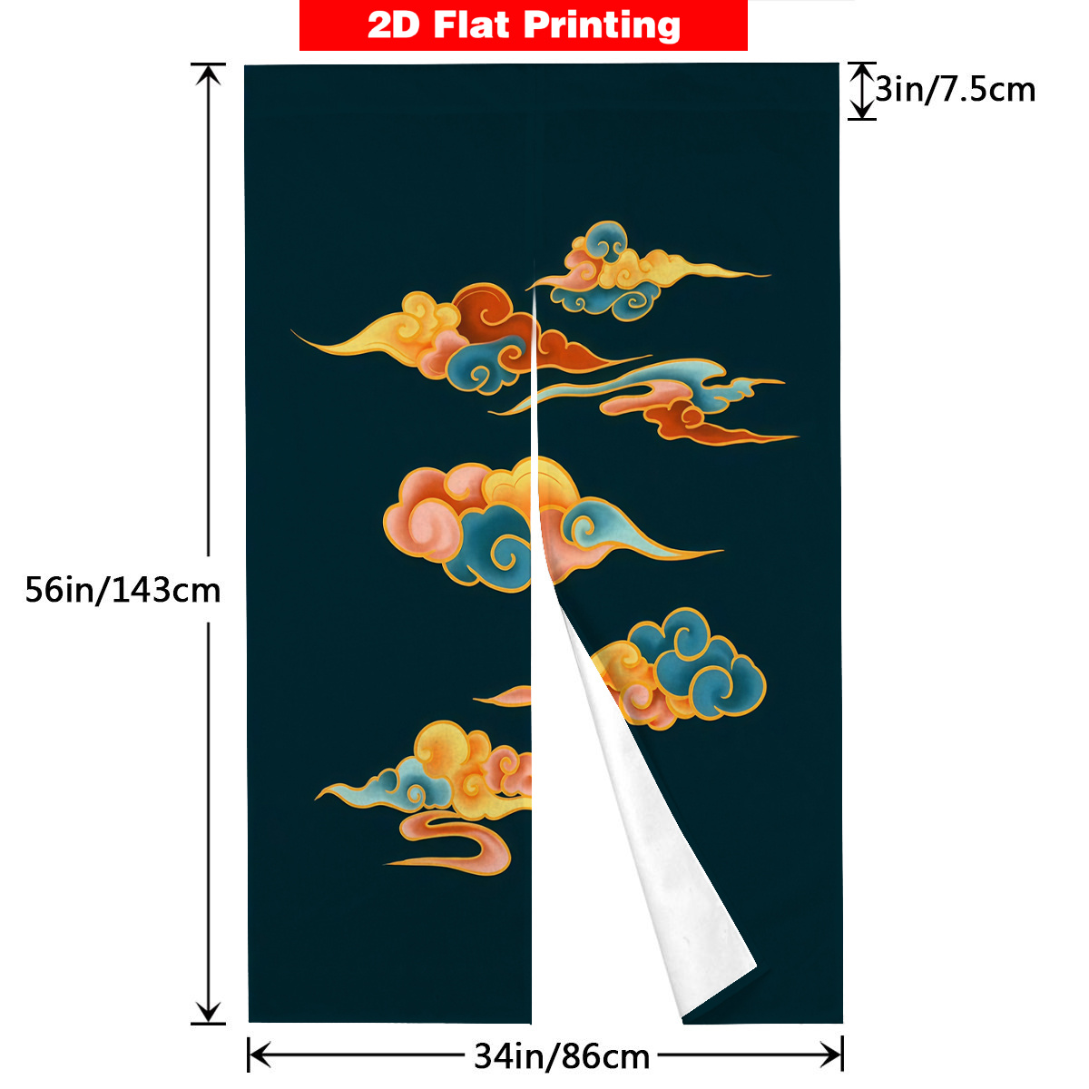 Japanese Door Curtain Screen D - Interior Design Zen Style のレビューと価格
