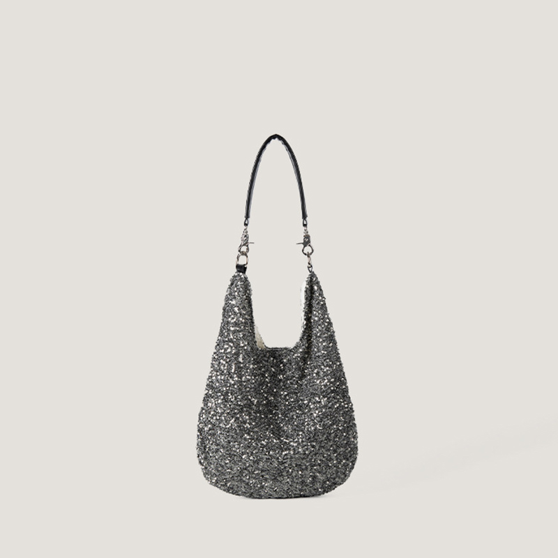 Fashion Sequins Shiny Tote Bag - Interior Design Korean Style のレビューと価格