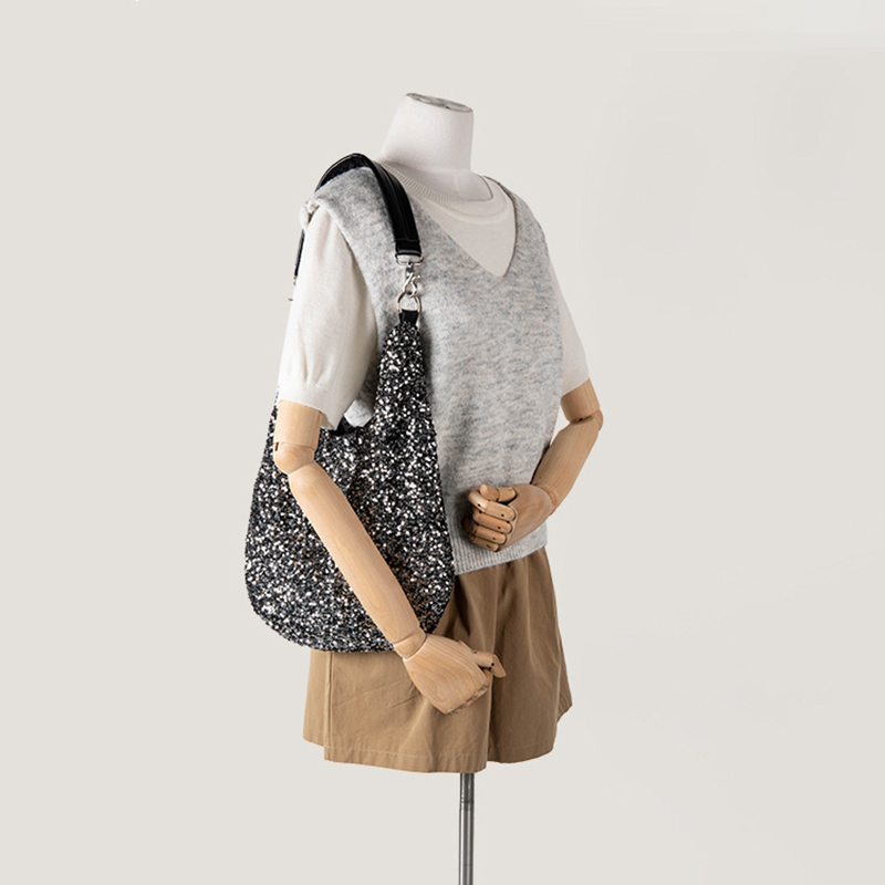 Fashion Sequins Shiny Tote Bag - Interior Design Korean Style のレビューと価格