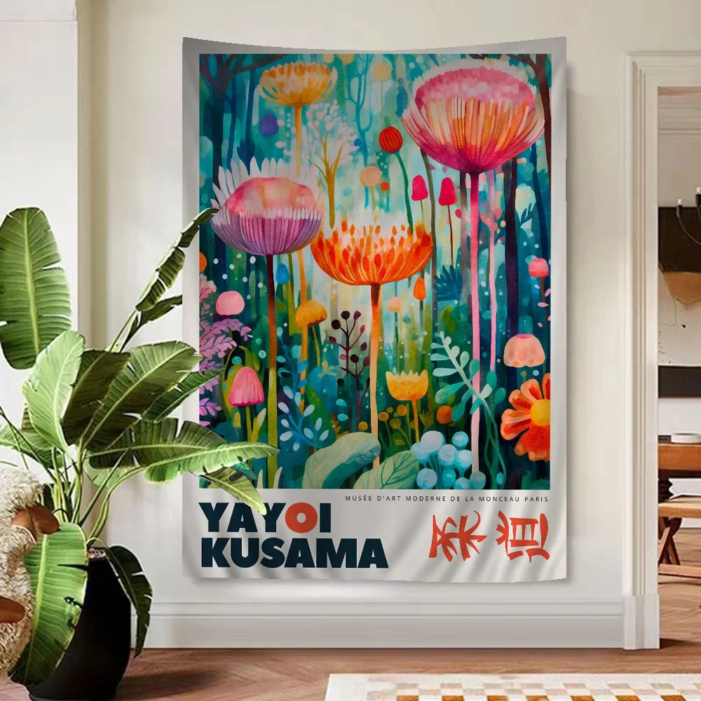 Abstract Yayoi Kusama Anime Ta - Printed Rug Abstract のレビューと価格